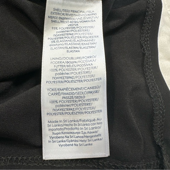 Chaps Sequins Elegant Party Black Long Sleeve Dress - Picture 14 of 17